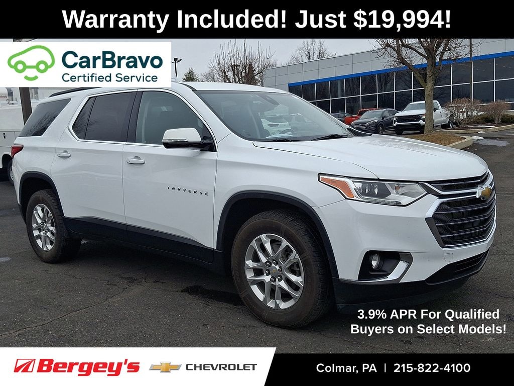 Certified 2020 Chevrolet Traverse LT SUV