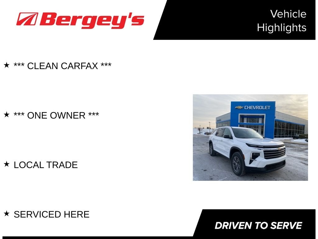 Certified 2025 Chevrolet Traverse LT SUV