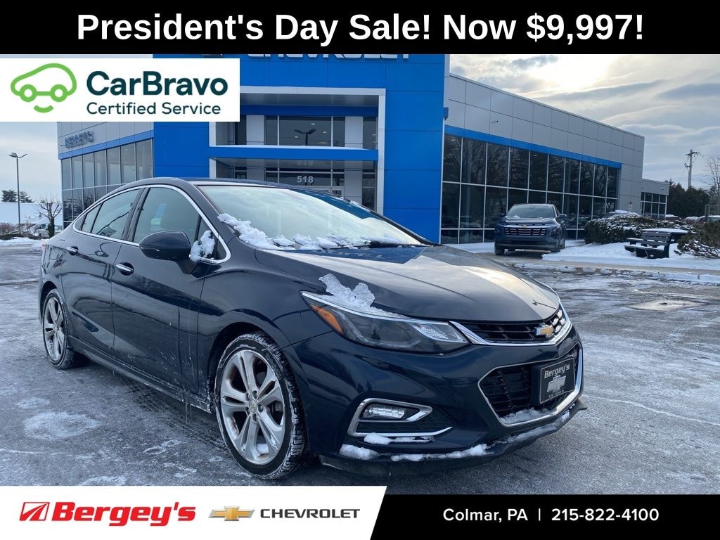 Certified 2016 Chevrolet Cruze Premier Sedan