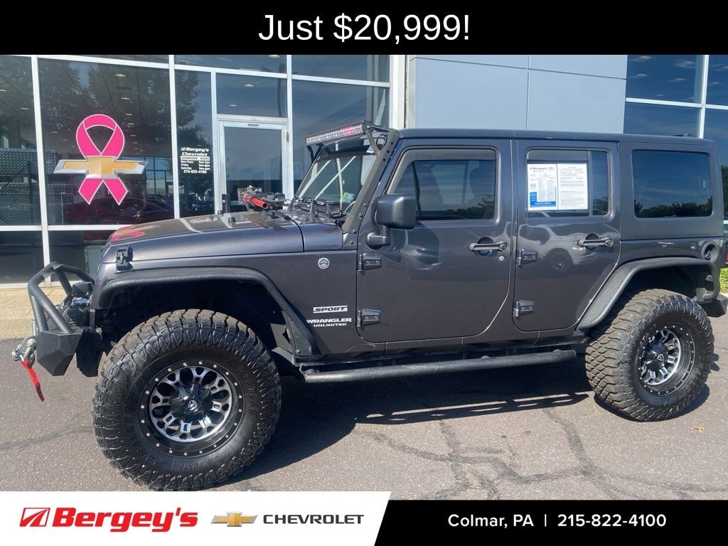 Used 2017 Jeep Wrangler Unlimited Sport SUV