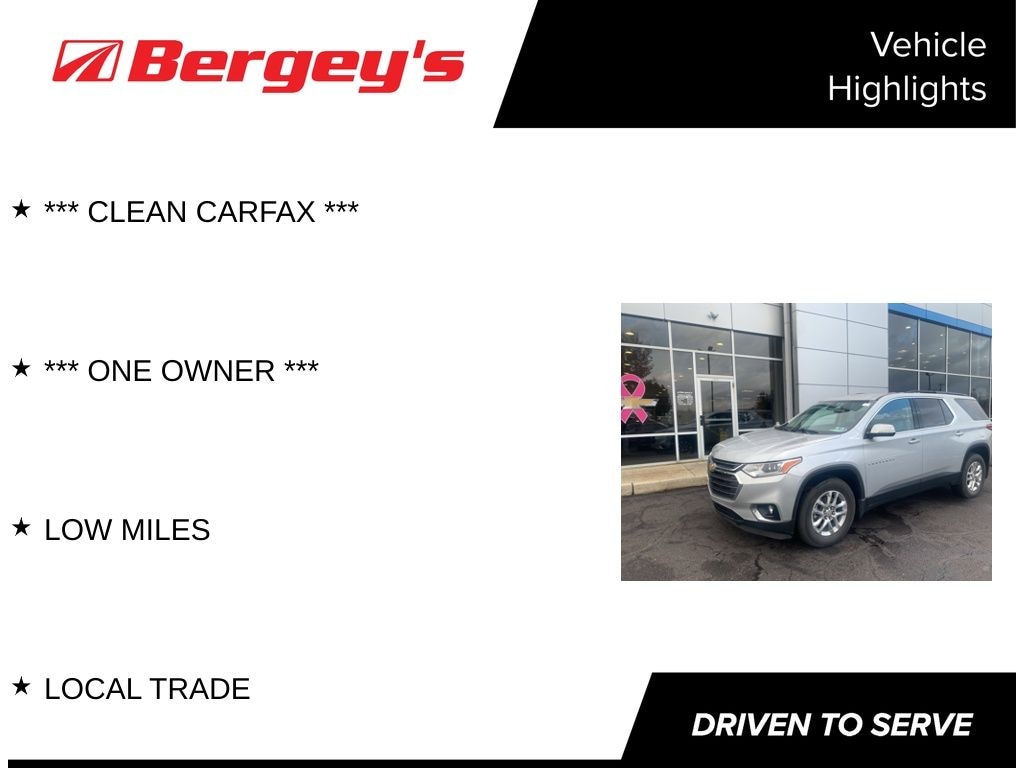 Certified 2021 Chevrolet Traverse LT SUV
