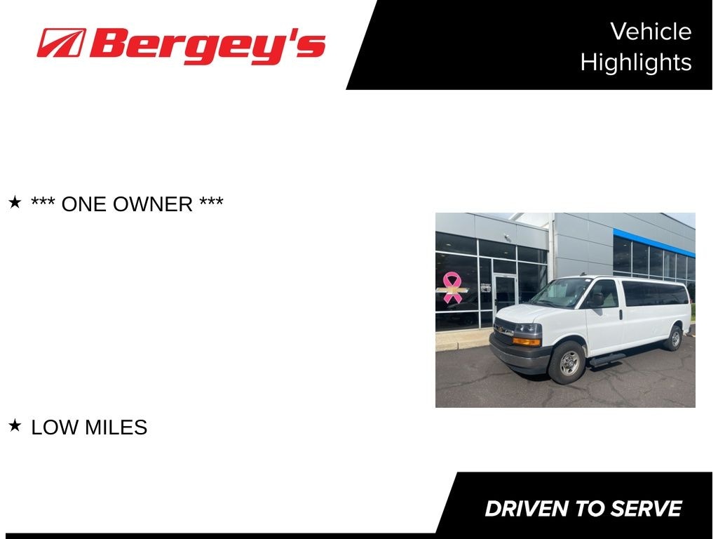 Certified 2020 Chevrolet Express 3500 LT Minivan/Van