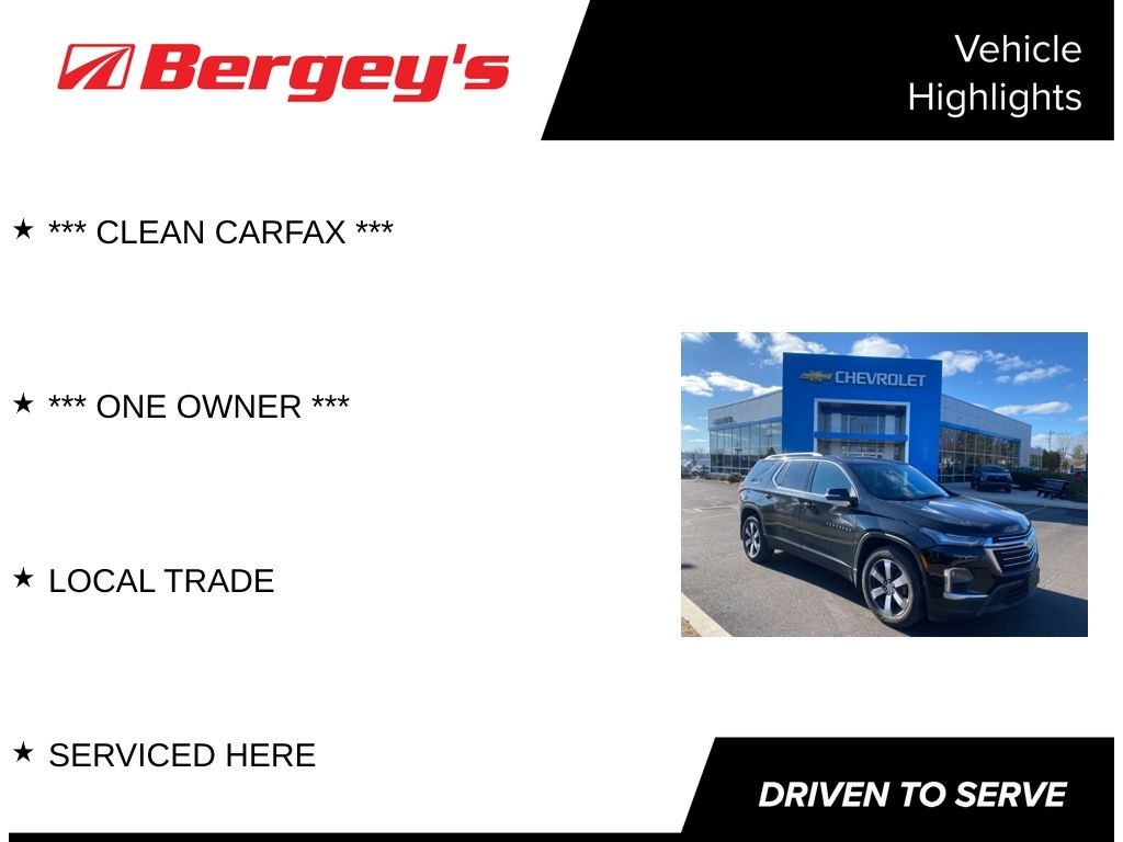 Certified 2023 Chevrolet Traverse LT Leather SUV