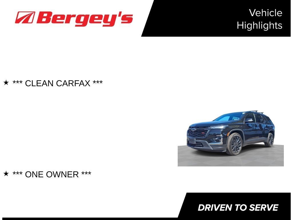 Certified 2023 Chevrolet Traverse RS SUV