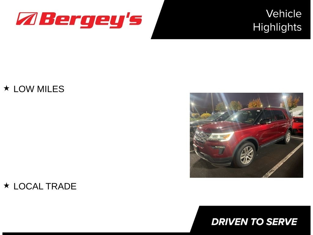 Certified 2018 Ford Explorer XLT SUV