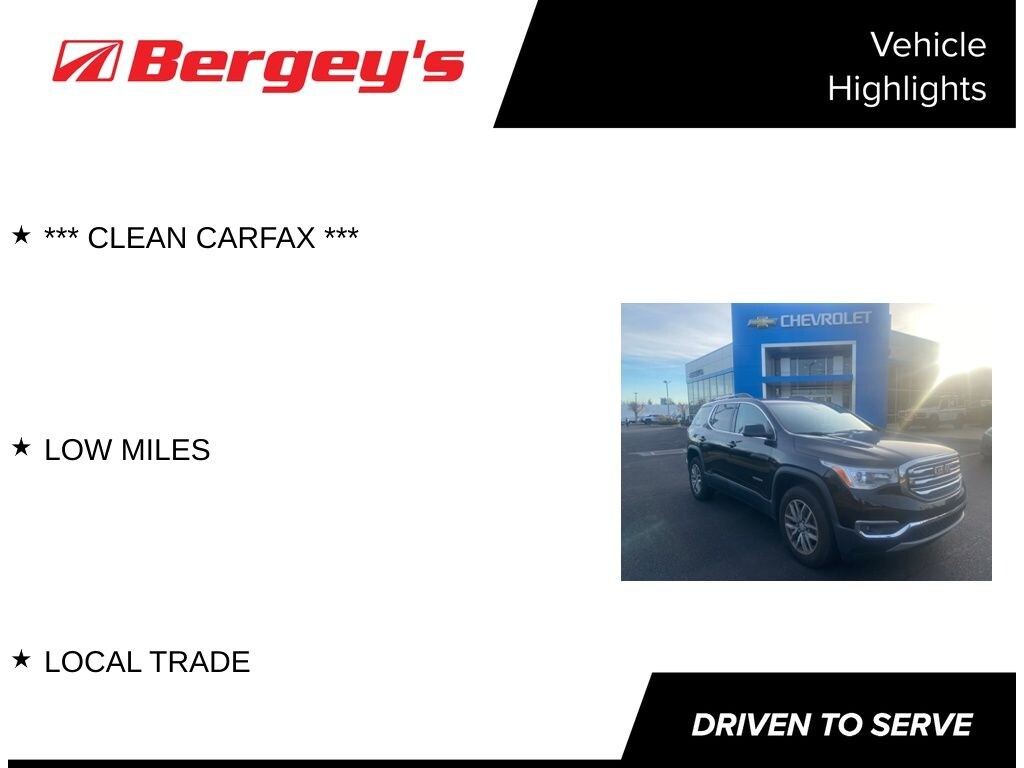 Certified 2019 GMC Acadia SLE-2 SUV