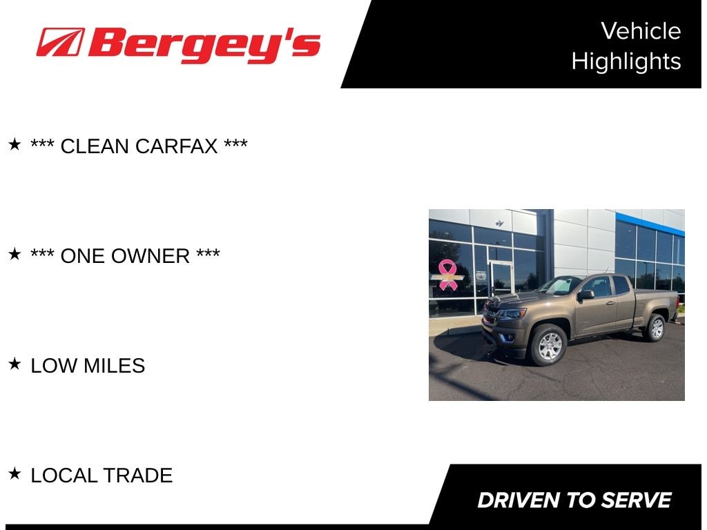 Certified 2016 Chevrolet Colorado LT Truck