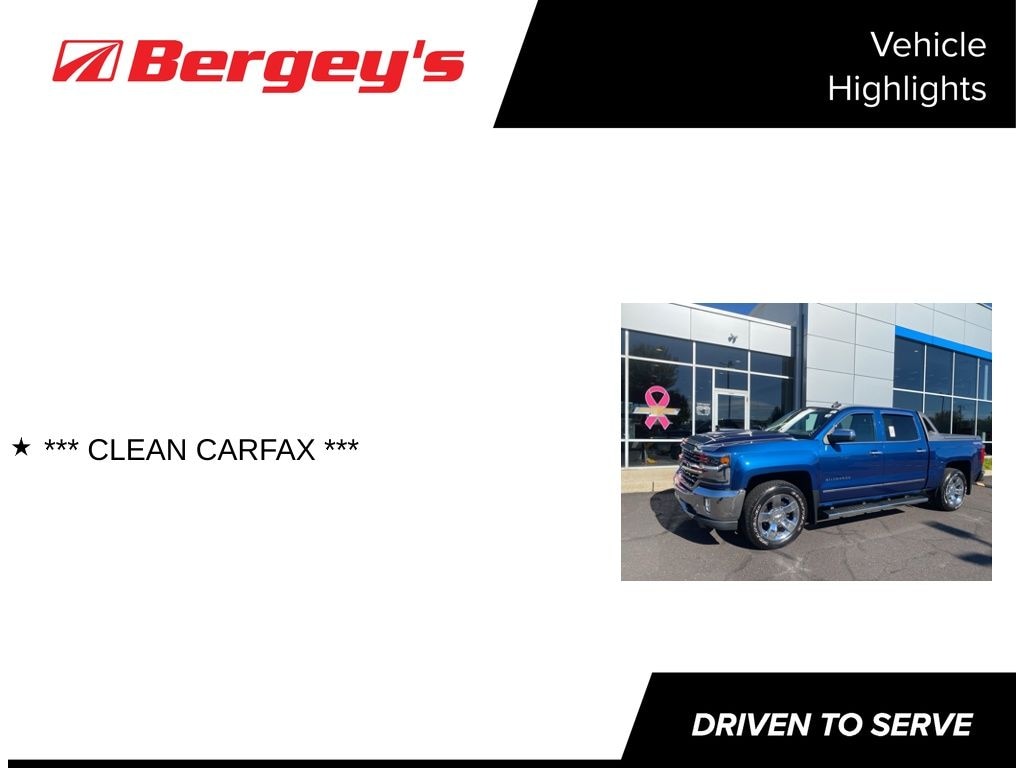 Certified 2017 Chevrolet Silverado 1500 LTZ Truck