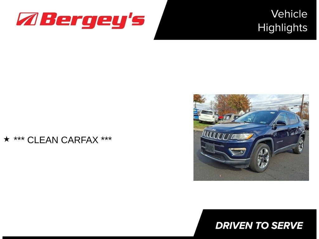 Certified 2019 Jeep Compass Limited SUV