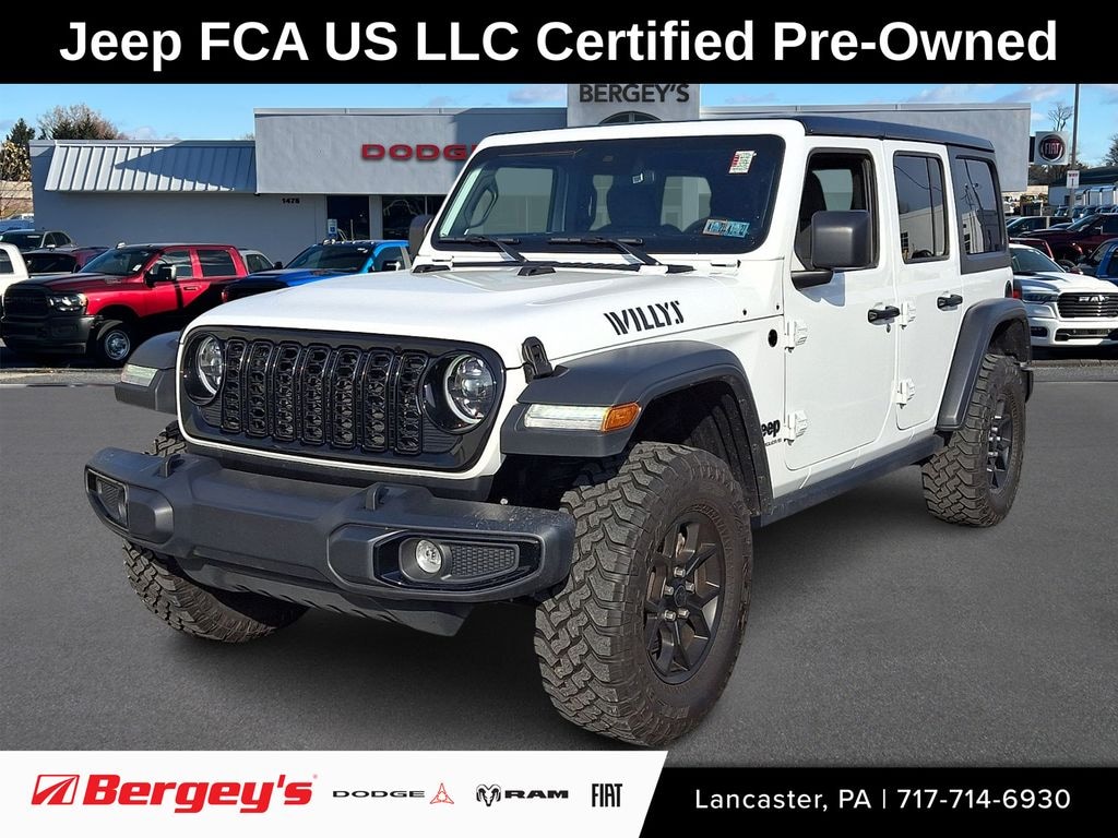 Certified 2025 Jeep Wrangler Willys SUV