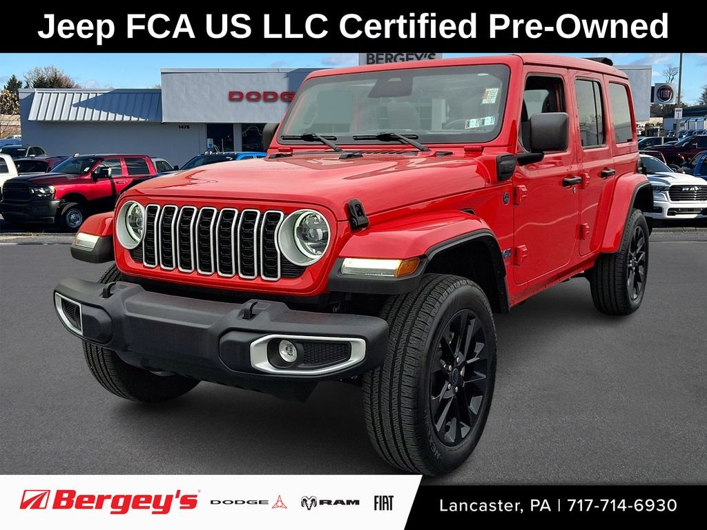 Certified 2025 Jeep Wrangler Sahara 4xe SUV
