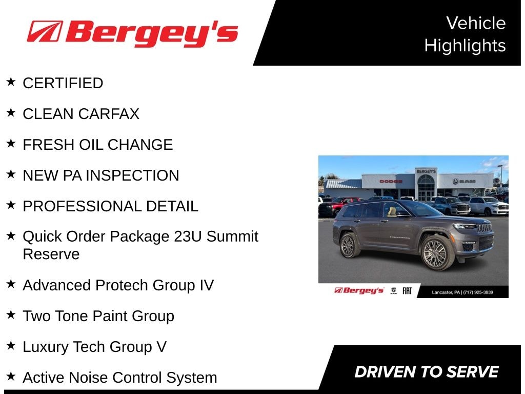 Certified 2024 Jeep Grand Cherokee L Summit SUV