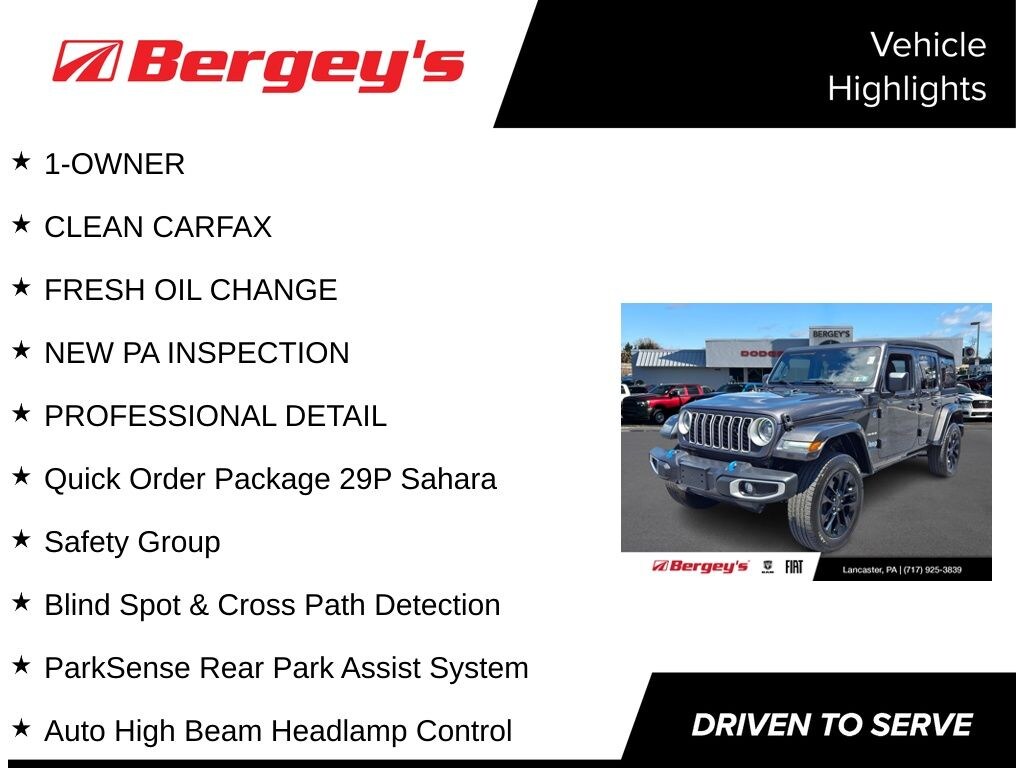 Used 2024 Jeep Wrangler Sahara 4xe SUV