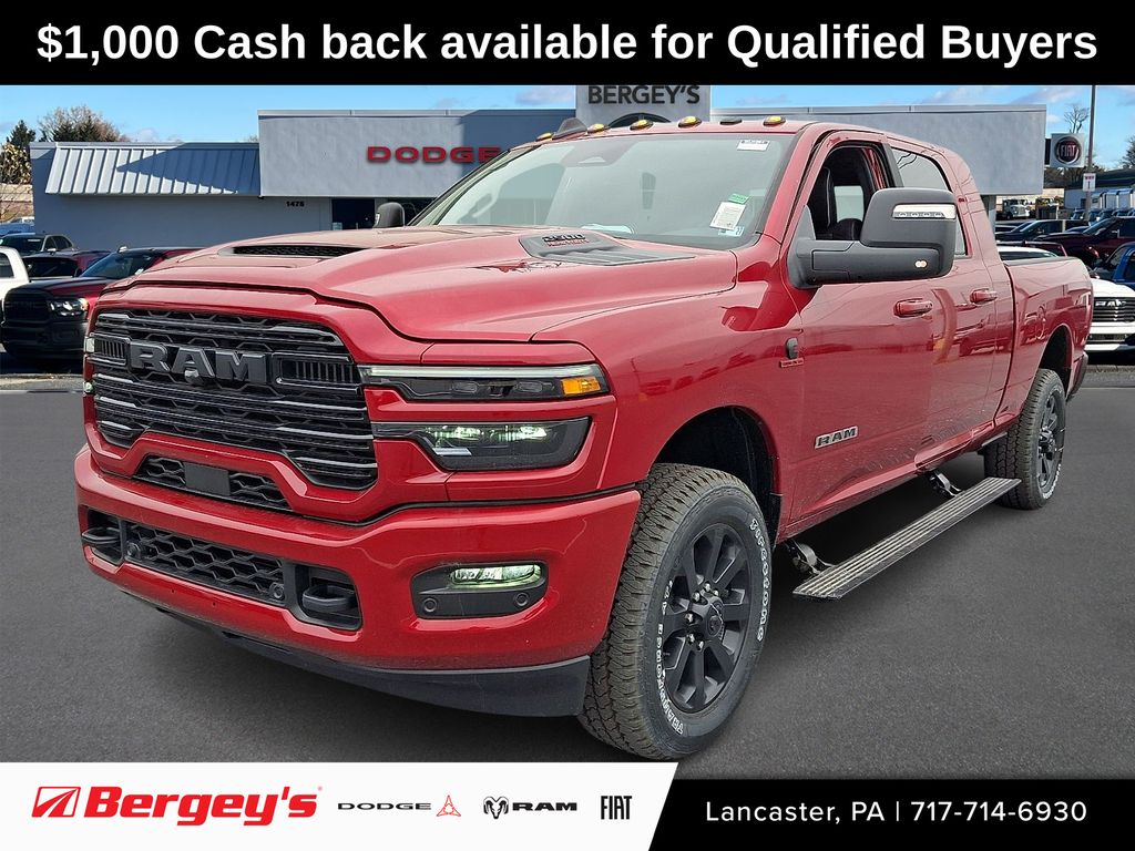 2026 Ram 2500 Laramie Pickup | Molten Red Pearlcoat | Bergey's Ram