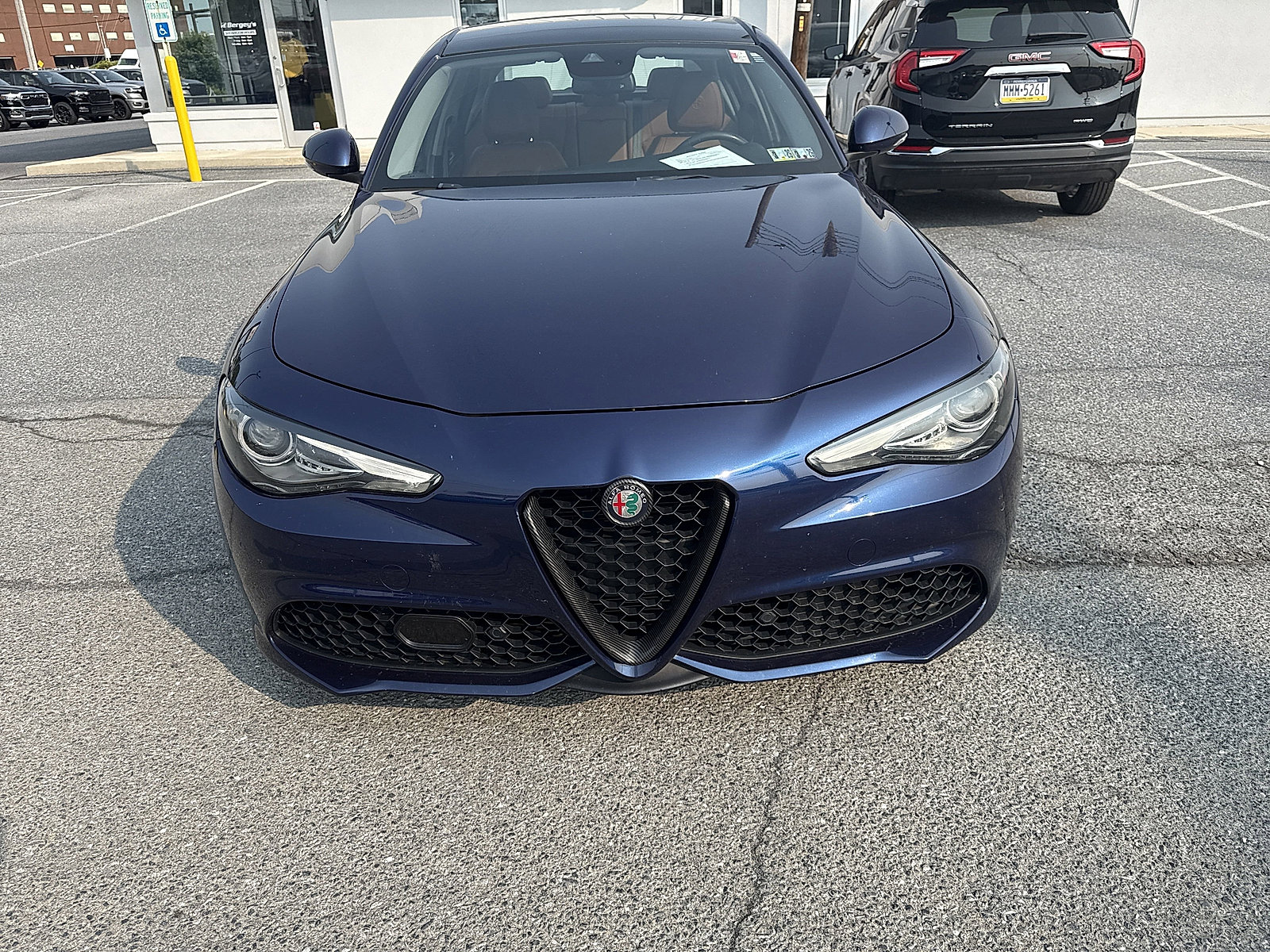 Used 2018 Alfa Romeo Giulia Ti Sport with VIN ZARFAEEN2J7597580 for sale in Lancaster, PA