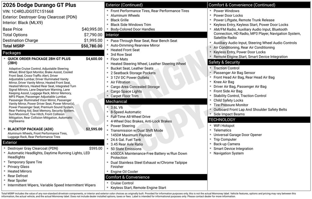 2026 Dodge Durango GT Plus - Photo 16