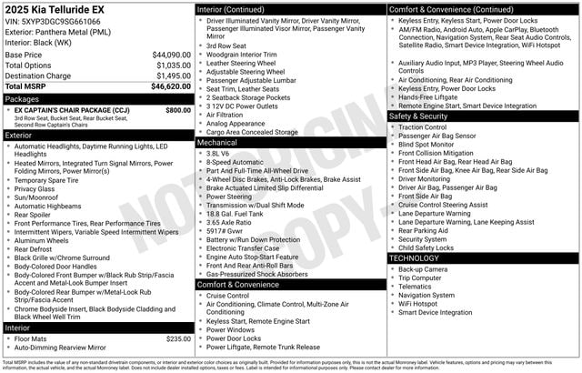 2025 Kia Telluride EX - Photo 38