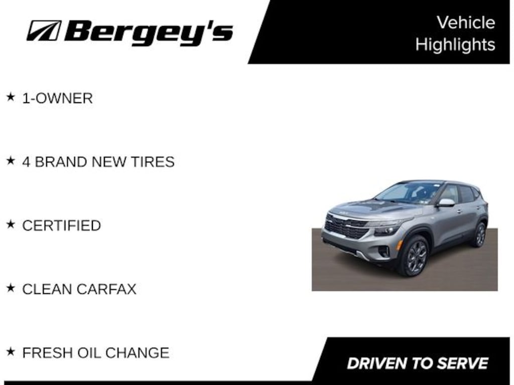 Certified 2024 Kia Seltos LX SUV