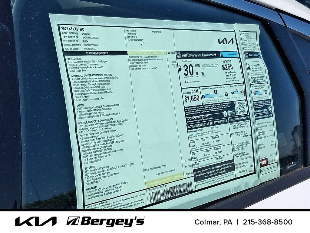 2026 Kia K5 LXS - Photo 19
