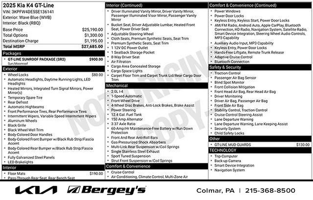 2025 Kia K4 GT-Line - Photo 31