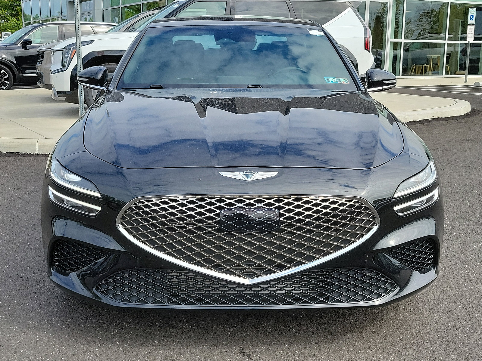 Used 2022 GENESIS G70 Standard with VIN KMTG54TE8NU096105 for sale in Colmar, PA