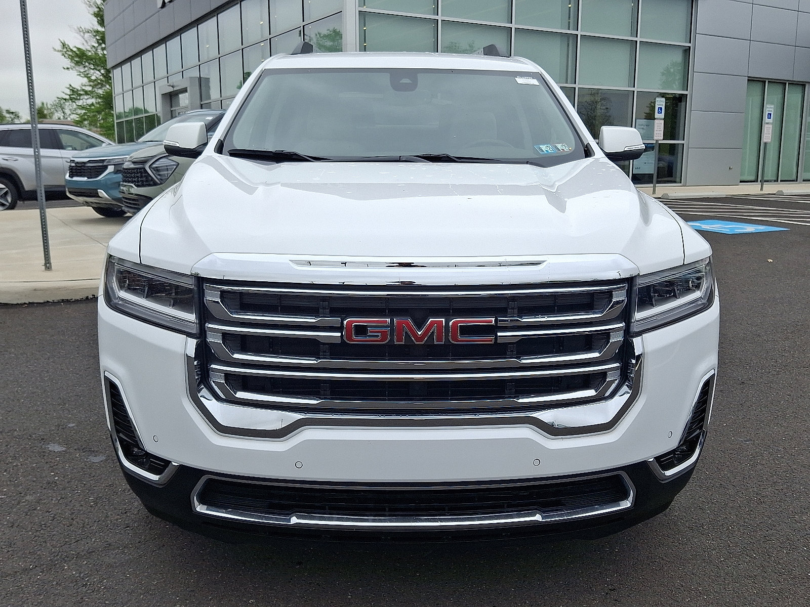 Used 2023 GMC Acadia SLT with VIN 1GKKNMLS2PZ148465 for sale in Colmar, PA