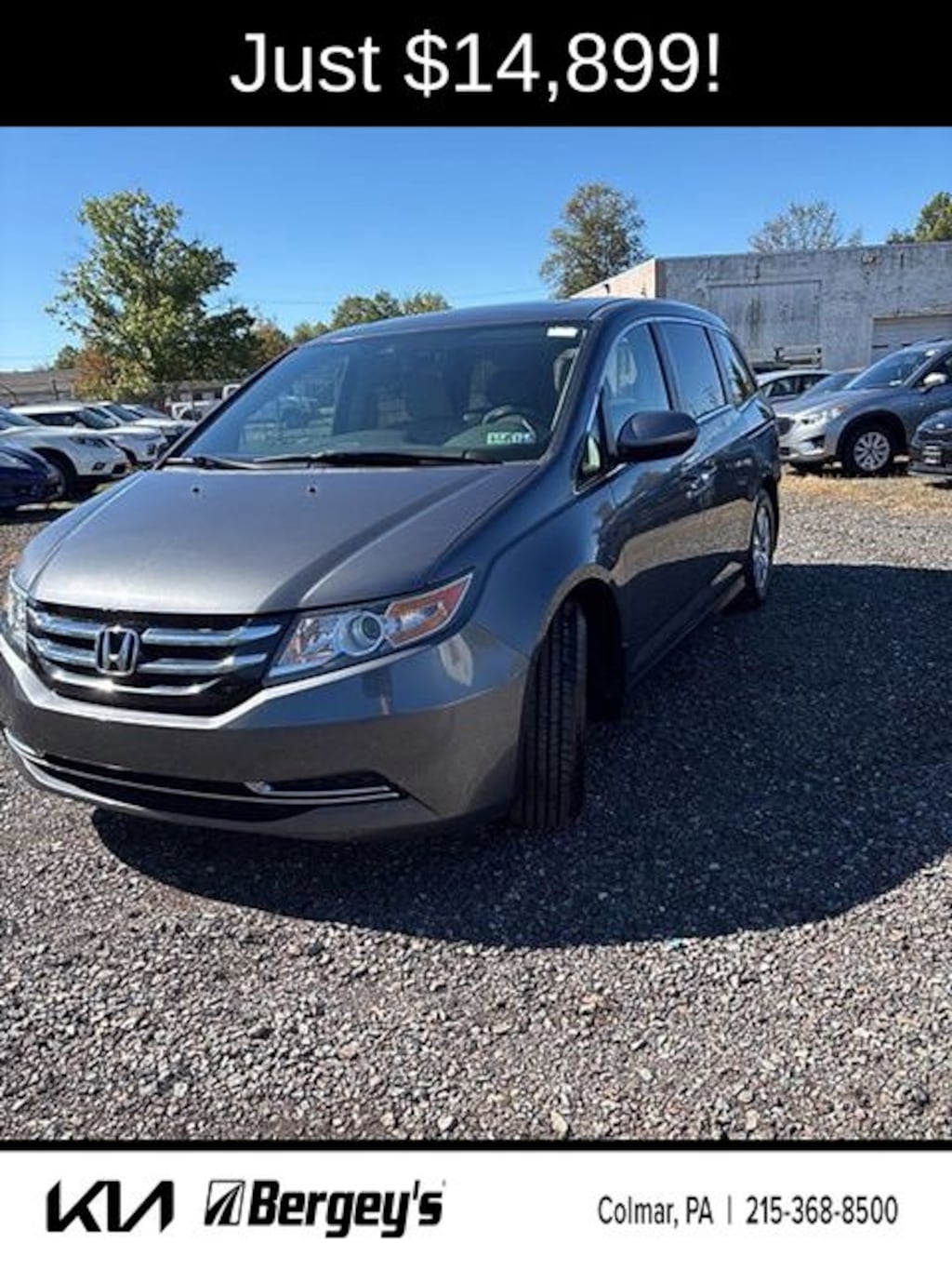 Used 2017 Honda Odyssey EX-L Van