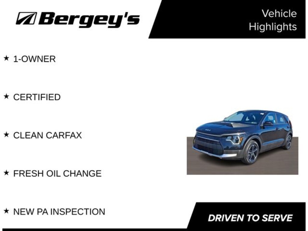 Certified 2025 Kia Niro LX SUV