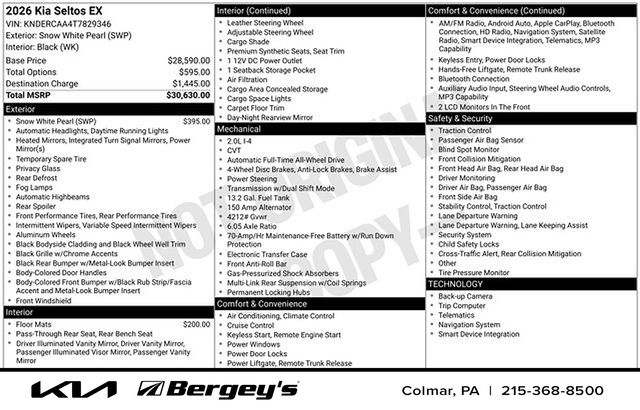 2026 Kia Seltos EX - Photo 41