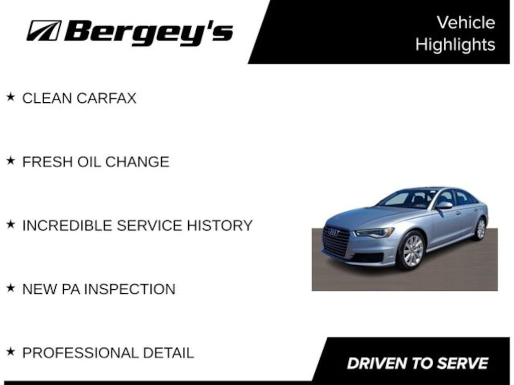 Used 2016 Audi A6 2.0T Premium Plus Sedan