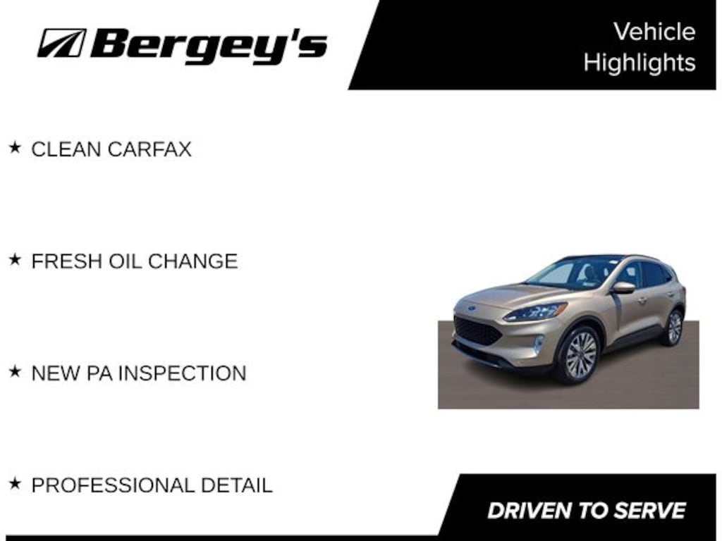 Used 2020 Ford Escape Hybrid Titanium SUV