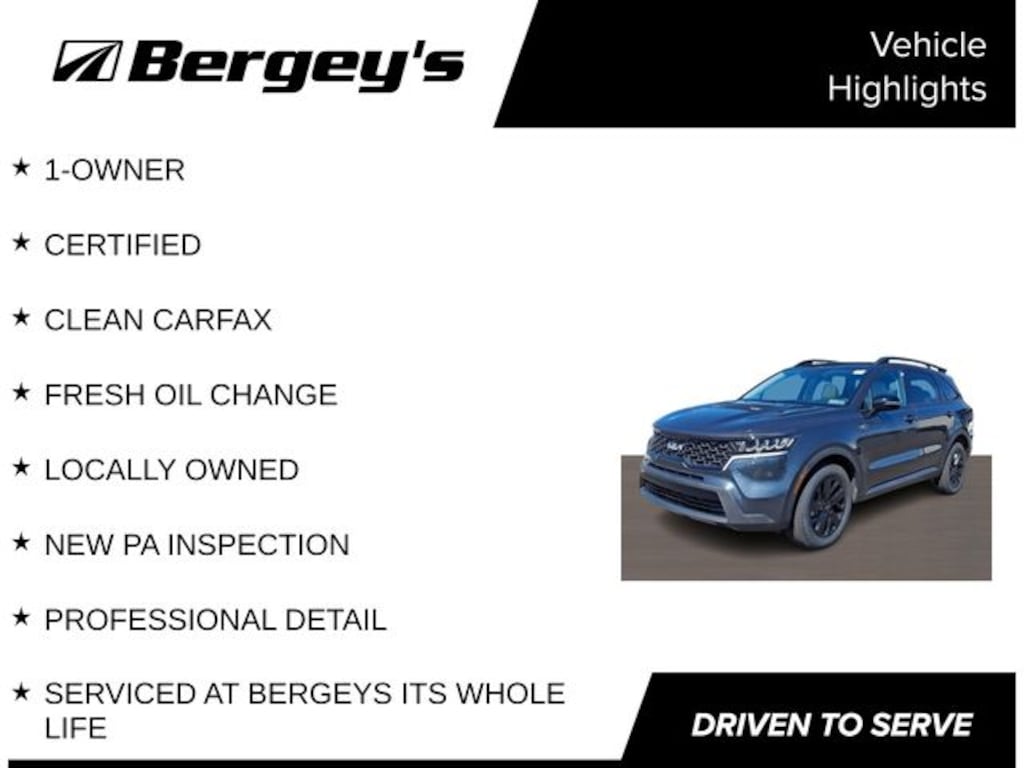 Certified 2023 Kia Sorento X-Line S SUV