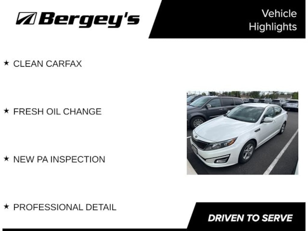 Used 2015 Kia Optima LX Sedan