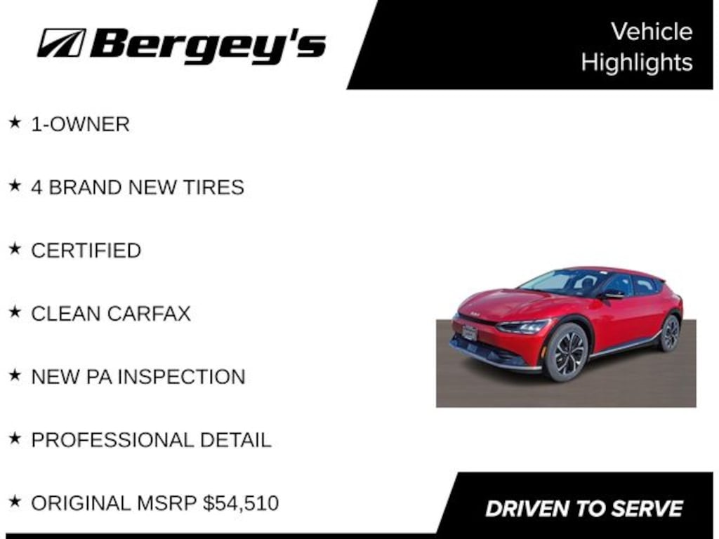 Certified 2023 Kia EV6 Wind SUV