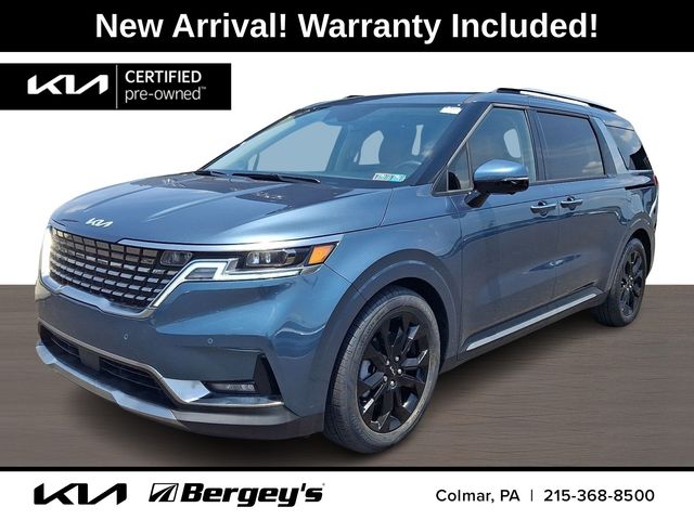 アガイアブルー 2024 Kia Carnival SX Prestige MPV | Astra Blue | Bergey's in Colmar PA