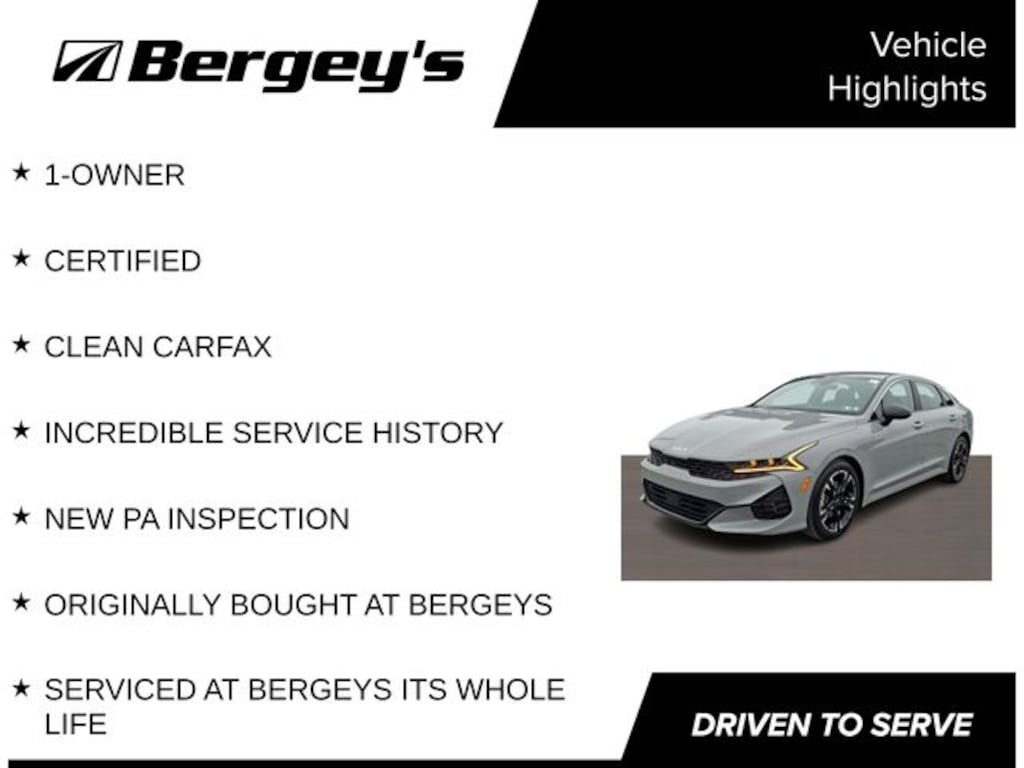 Certified 2023 Kia K5 GT-Line Sedan