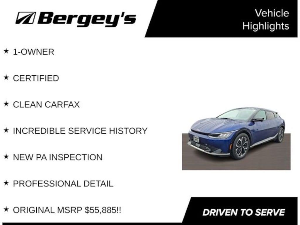 Certified 2024 Kia EV6 Wind SUV