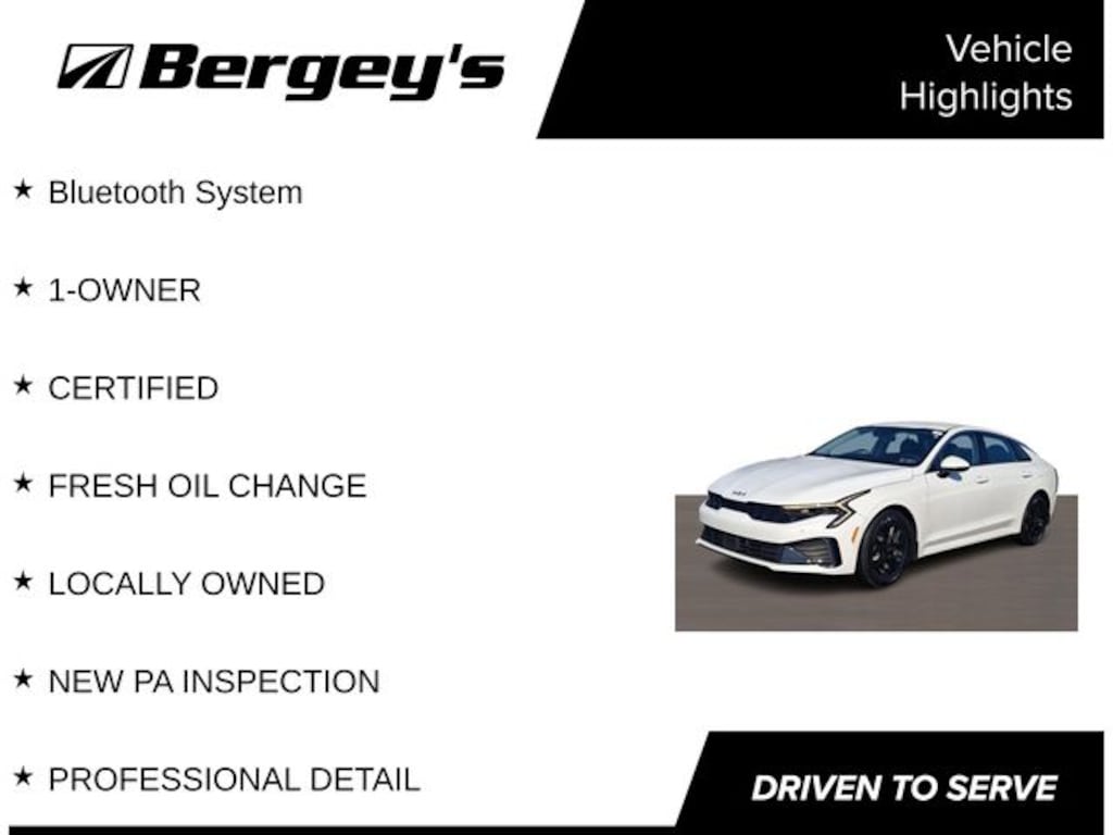 Certified 2025 Kia K5 LXS Sedan