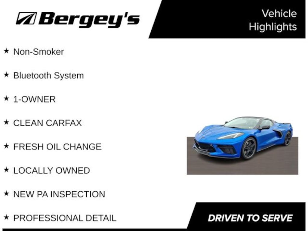 Used 2024 Chevrolet Corvette Stingray Convertible