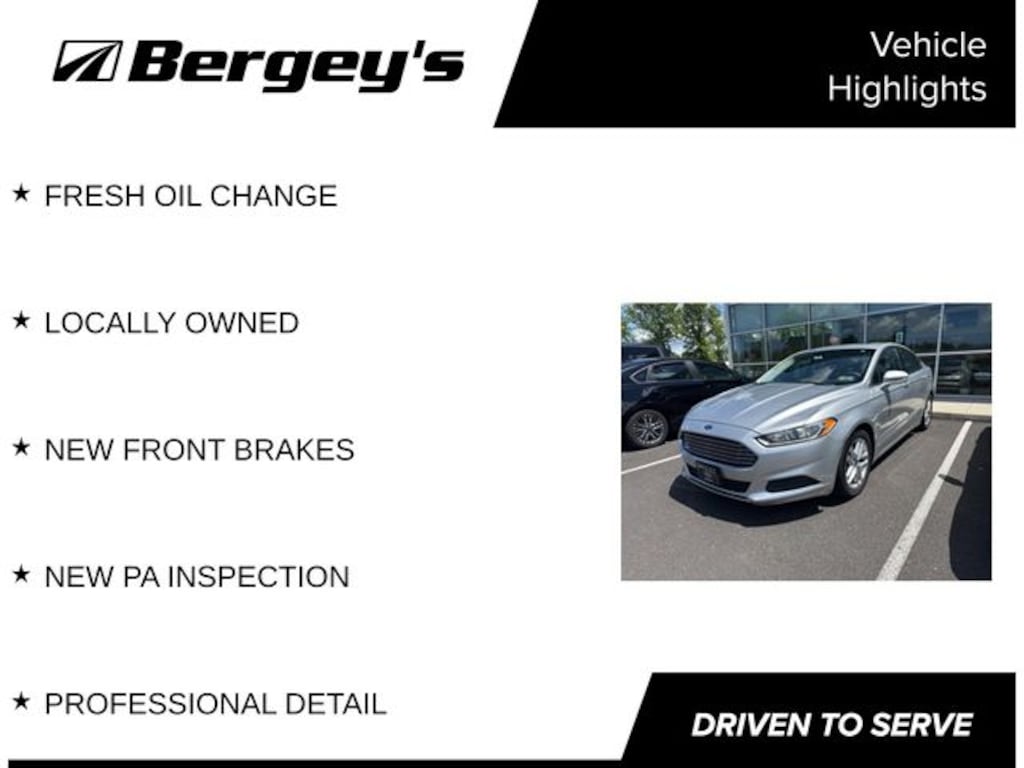 Used 2014 Ford Fusion SE Sedan