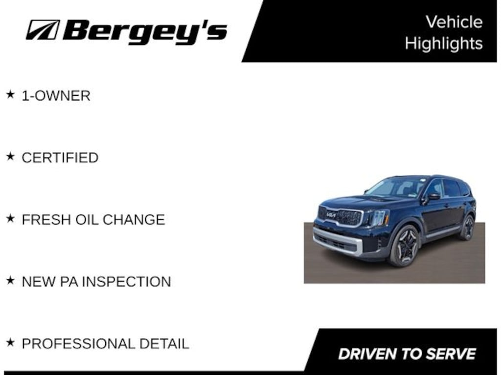 Certified 2023 Kia Telluride EX SUV