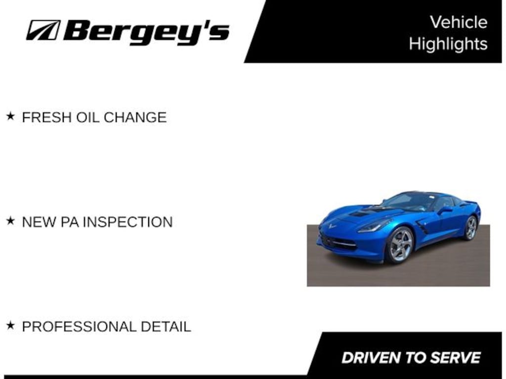 Used 2014 Chevrolet Corvette Stingray Z51 Coupe