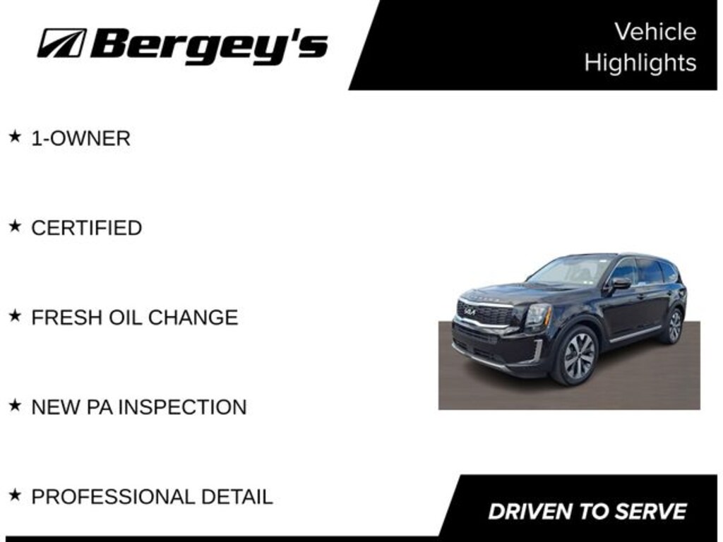 Certified 2022 Kia Telluride EX SUV