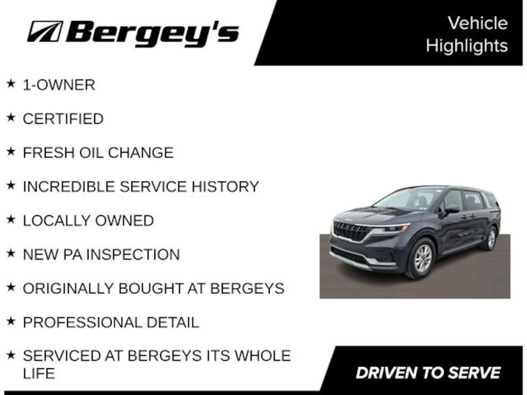 Certified 2023 Kia Carnival LX MPV