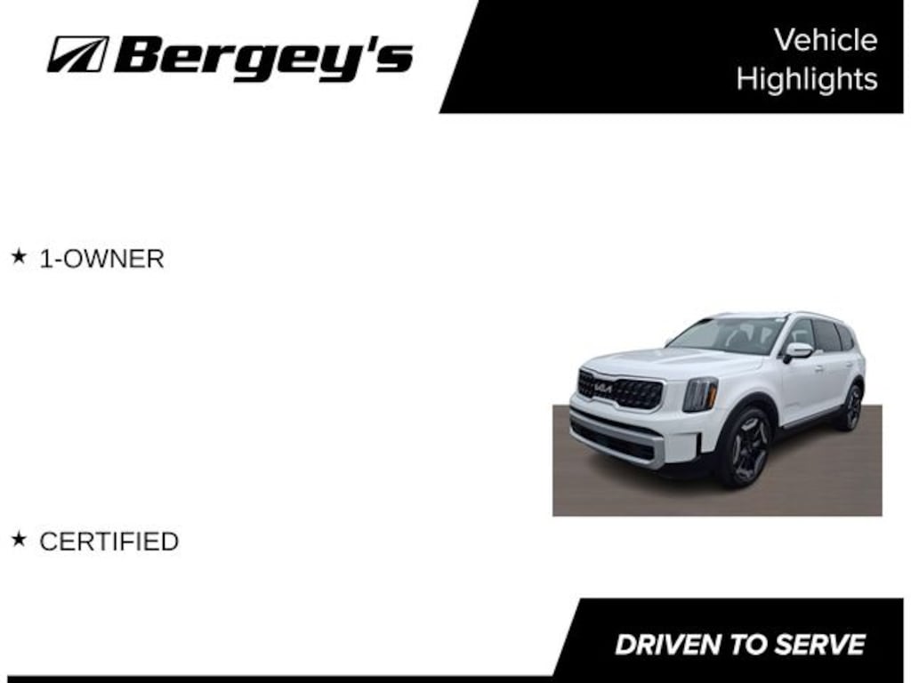 Certified 2025 Kia Telluride S SUV