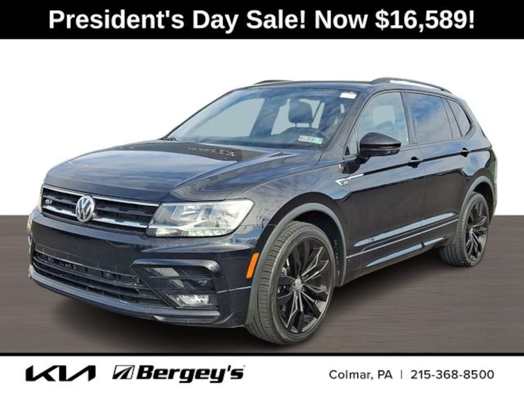 Used 2021 Volkswagen Tiguan 2.0T SE R-Line Black SUV