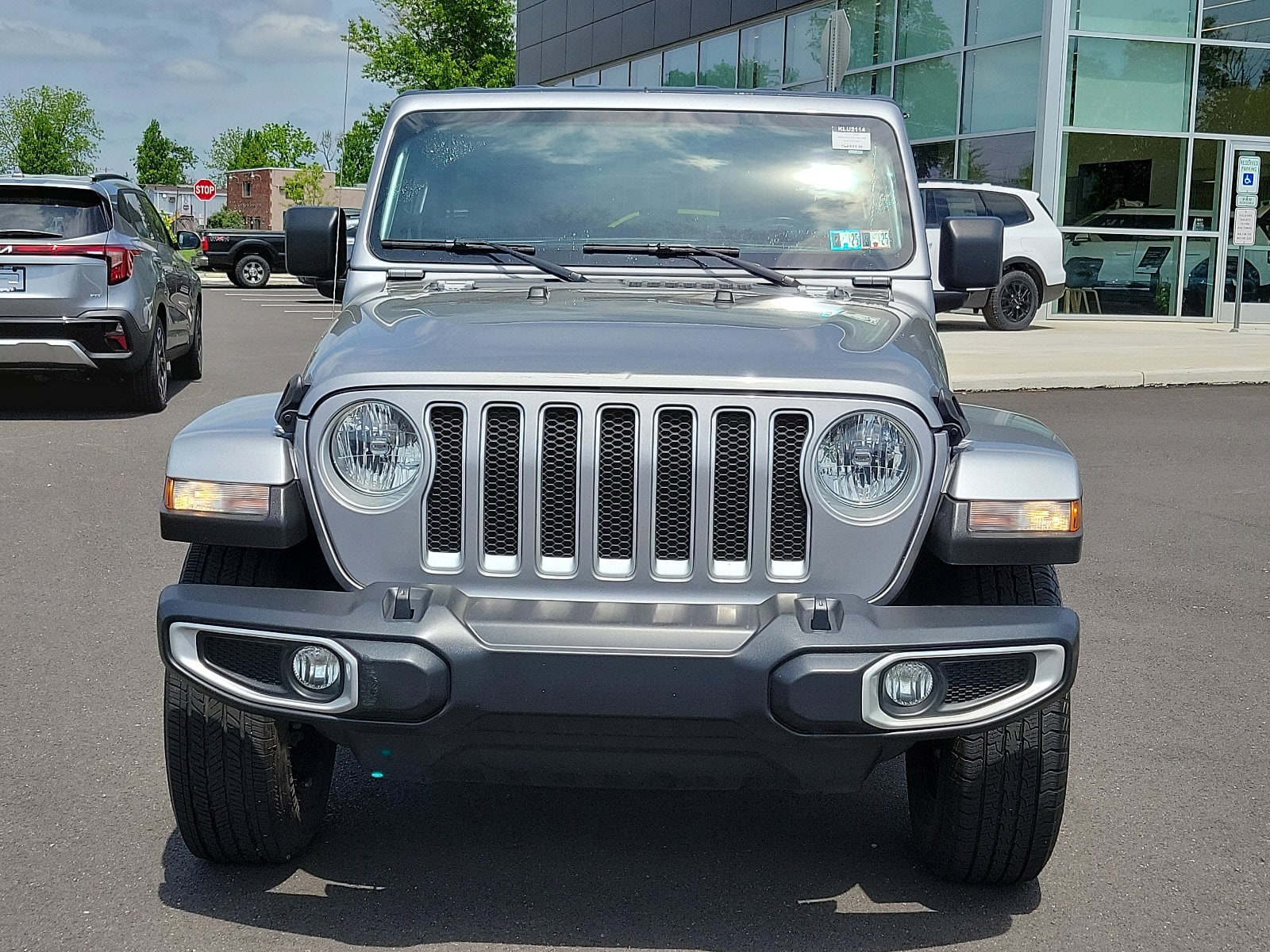 Used 2021 Jeep Wrangler Unlimited Sahara with VIN 1C4HJXEN2MW592386 for sale in Colmar, PA