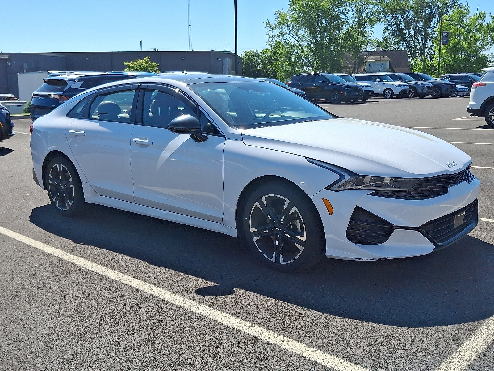 Certified 2022 Kia K5 GT-Line with VIN 5XXG64J26NG127510 for sale in Colmar, PA