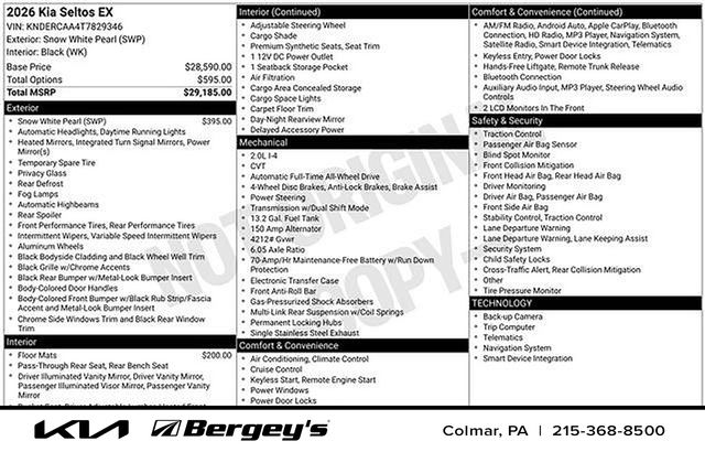 2026 Kia Seltos EX - Photo 37