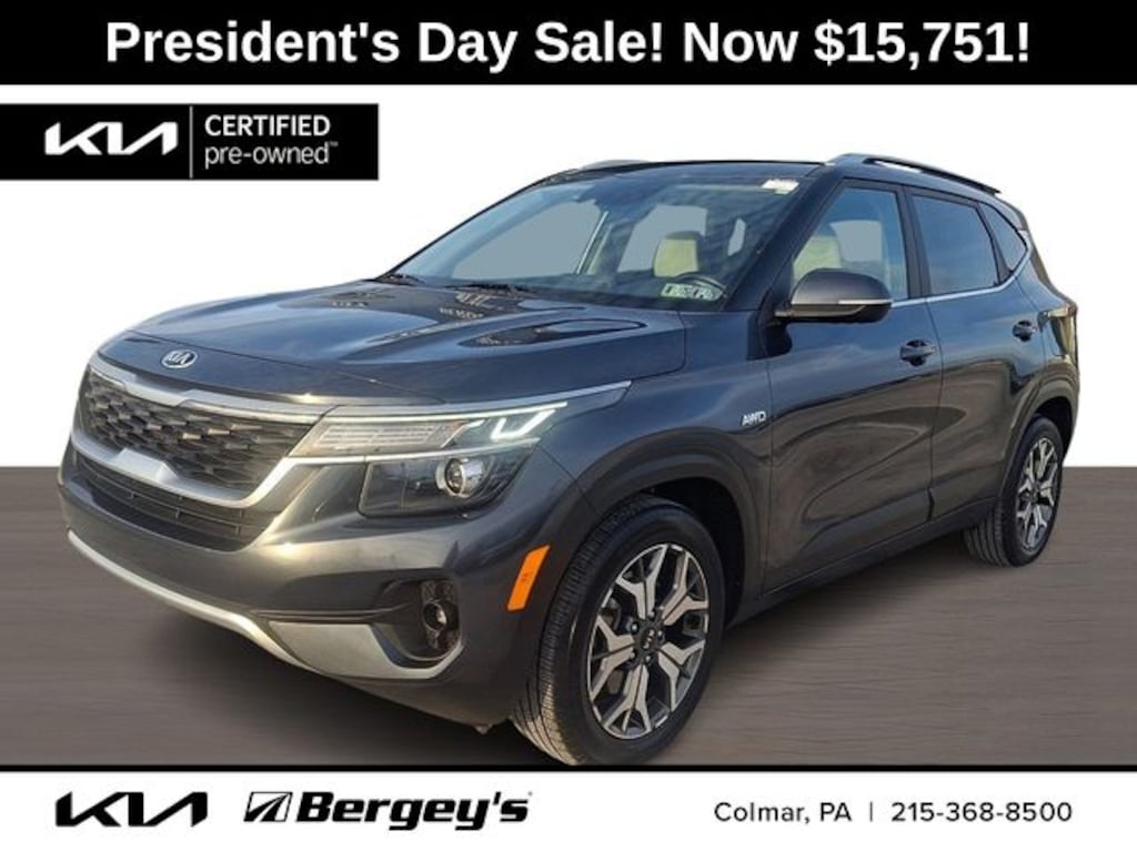 Certified 2021 Kia Seltos EX SUV